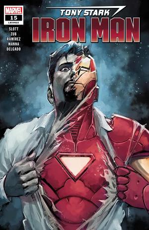 Tony Stark: Iron Man #15 cover