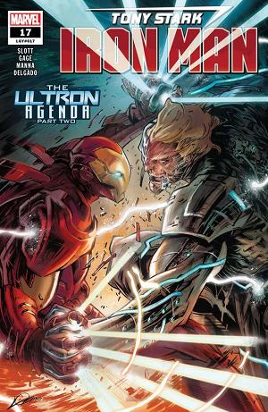 Tony Stark: Iron Man #17 cover