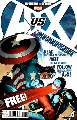 Avengers vs. X-Men Program #1 cover