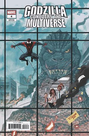 Godzilla Conquers The Multiverse #4 GERMAN PERALTA VARIANT cover
