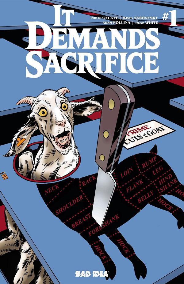It Demands Sacrifice #1 cover by Mark Buckingham