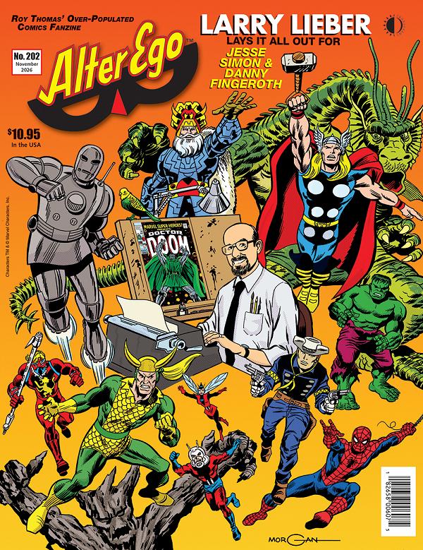 Alter Ego #202 cover by Tom Morgan