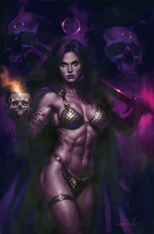 Red Sonja She Devil With A Sword #6 CVR M CVR M INC 1:7 LUCIO PARRILLO ULTRAVIOLET VIRGIN cover