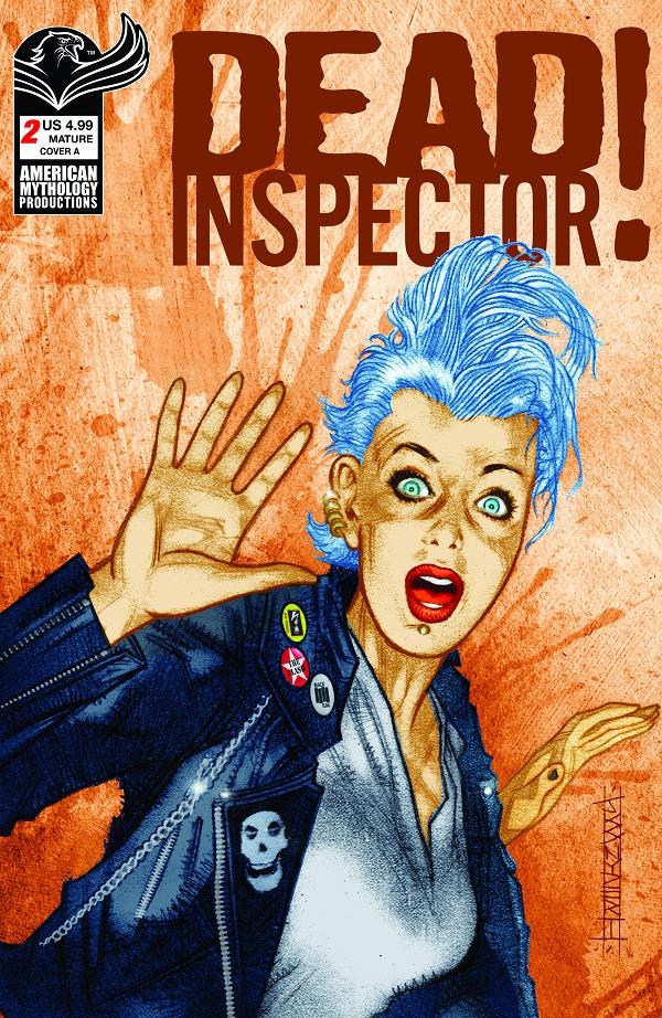 Dead Inspector #2 cover by John K. Snyder III