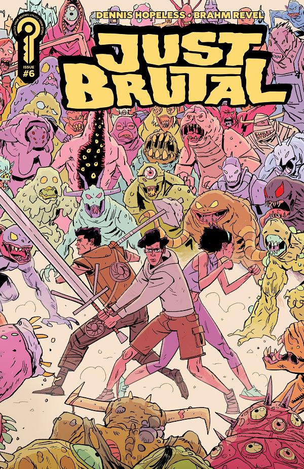 Just Brutal Cover A Brahm Revel #6 cover by Brahm Revel