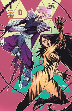 Die Loaded #9 CVR C CVR C CASPAR WIJNGAARD WITCHBLADE TEAM UP cover