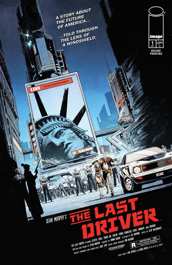 Last Driver #1 variant cover by Sean Murphy