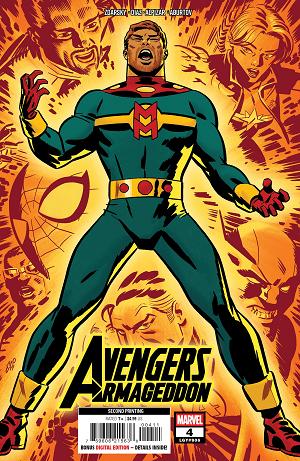 Avengers: Armageddon #4 MICHAEL CHO 2ND PRINTING VARIANT cover
