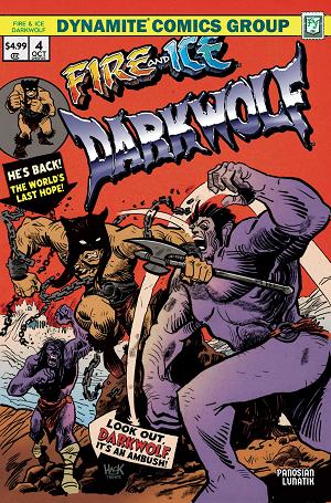 Fire And Ice Darkwolf #4 CVR K CVR K ROBERT HACK cover
