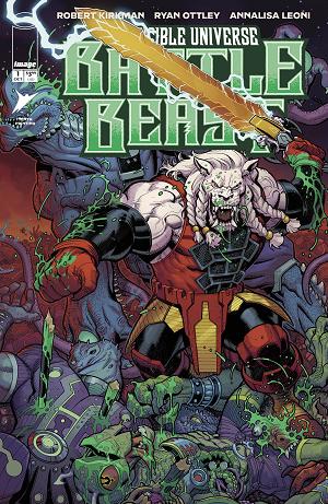 Invincible Universe Battle Beast #1 CVR E 10TH PTG CVR E NICK BRADSHAW & JIM CHARALMPIDIS cover