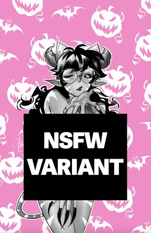 Mirka Andolfos Sweet Paprika Black White & Pink Halloween Special #1 CVR F (OF 2) CVR F MIRKA ANDOLFO HOT NSFW POLYBAGGED cover