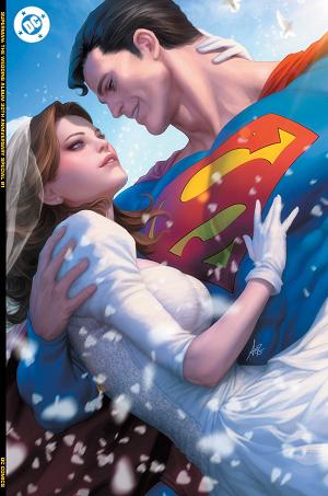Superman The Wedding Album 30Th Anniversary Special #1 CVR E (ONE SHOT) CVR E STANLEY ARTGERM LAU FOIL cover
