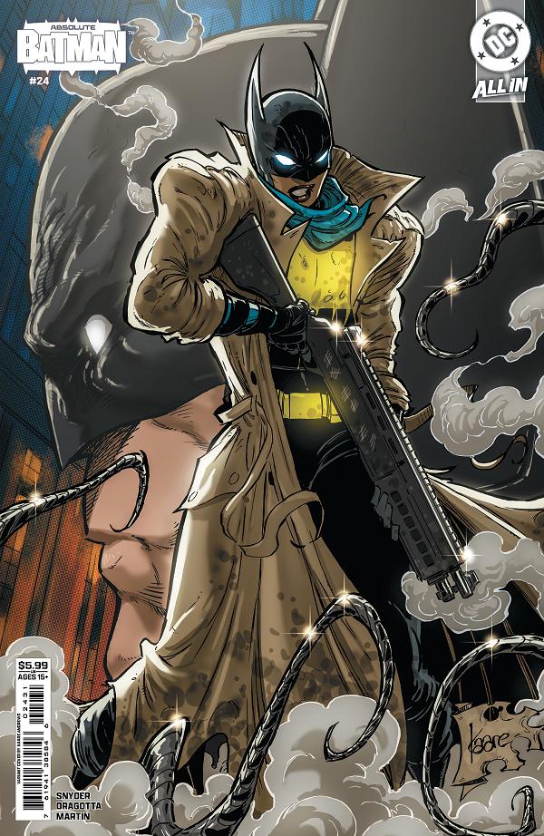 Absolute Batman #24 variant cover by Kaare Andrews
