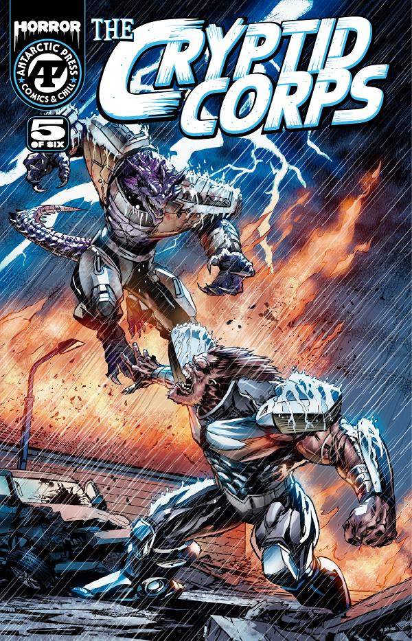Cryptid Corps #5 cover by Max Bertolini