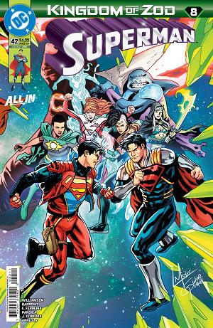Superman #42 CVR A LUCAS MEYER CONNECTING (KINGDOM OF ZOD) cover