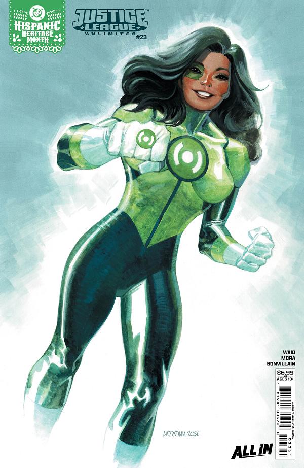 Justice League Unlimited #23 variant cover by Jose Ladronn