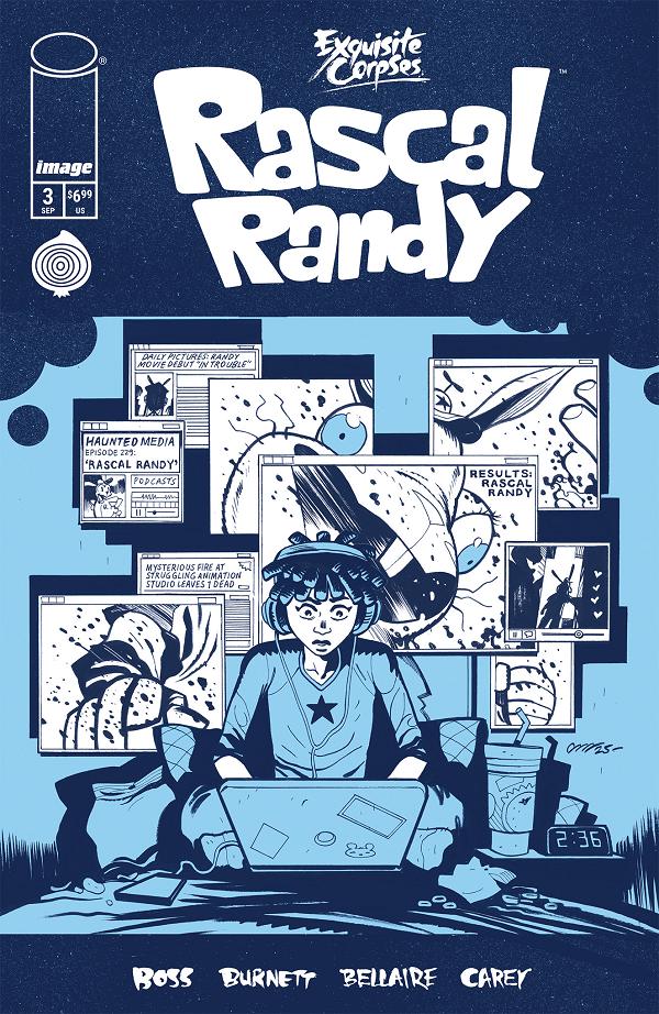 Exquisite Corpses Rascal Randy #3 variant cover by Dylan Burnett