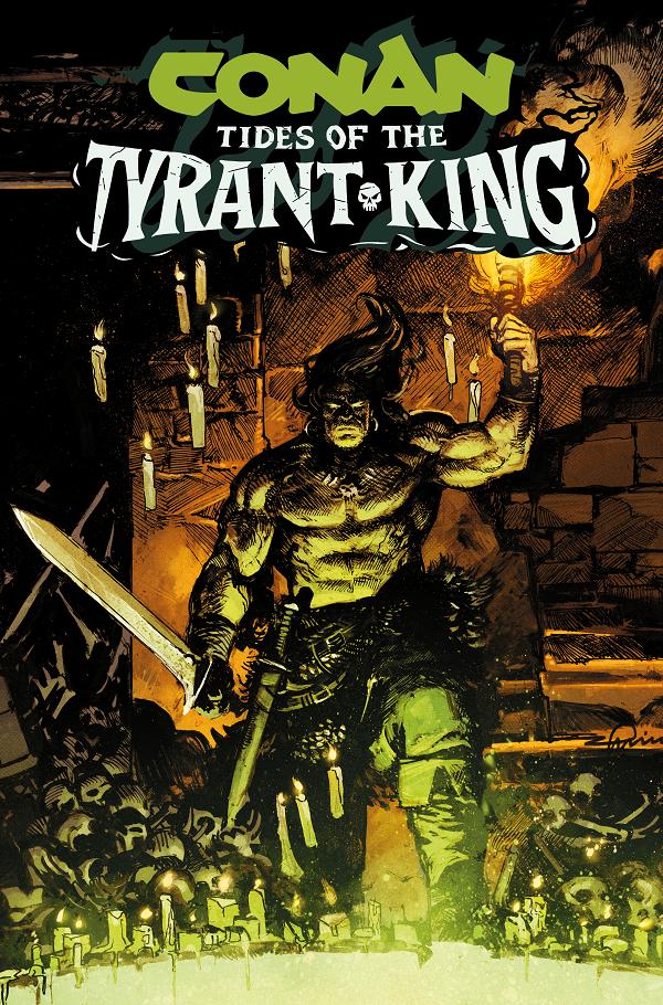 Conan The Barbarian Tides Of The Tyrant King #1 variant cover by Gerardo Zaffino