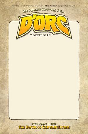 Dorc TP Vol 01 2Nd Ptg Direct Market Exclusive Blank Sketch Cvr