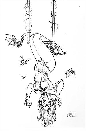 Vampirella (2026) #7 CVR O CVR O INC 1:10 JOSEPH MICHAEL LINSNER LINE ART VIRGIN cover