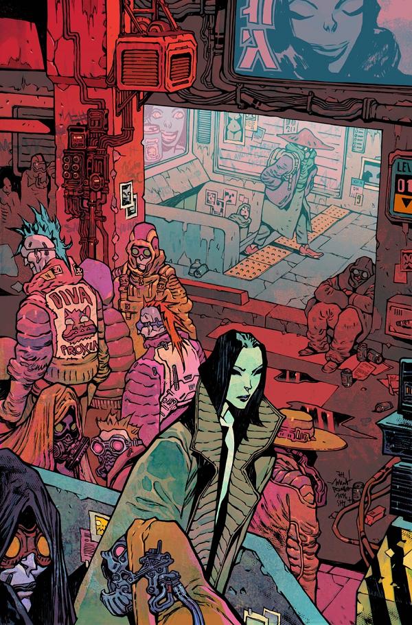 Blade Runner Tokyo Nexus Die With Honor #2 variant cover by Jakub Rebelka