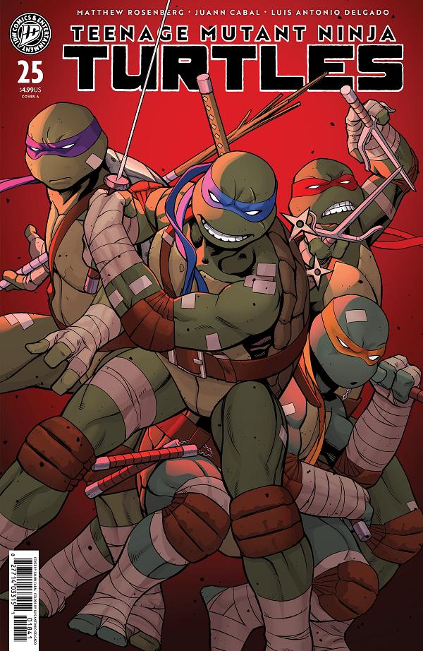 Teenage Mutant Ninja Turtles #25 cover by Juann Cabal