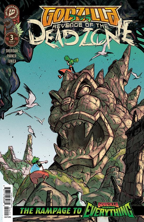 Godzilla: Revenge Of The Deadzone #3 cover by Pablo Tunica