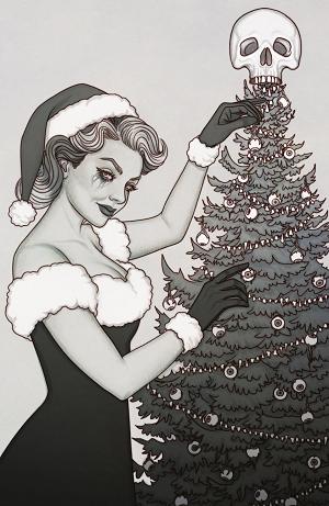 Christmas Darkness #1 C Glow in the Dark Variant (Full Art, Glow in the Dark, Frison) cover