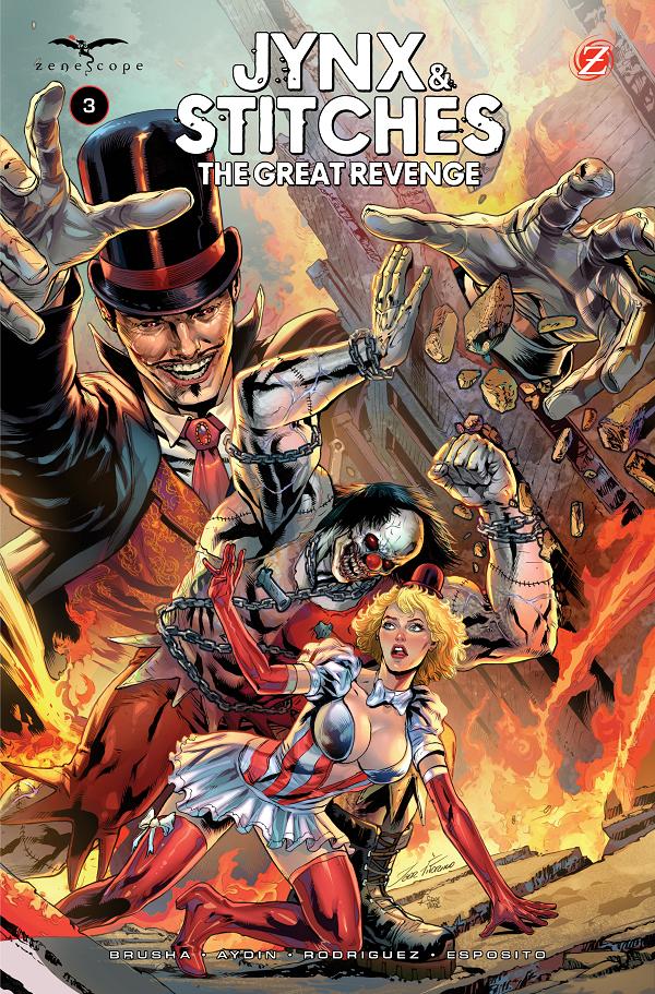 Jynx And Stitches Great Revenge #3 variant cover by Igor Vitorino