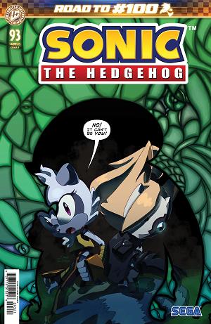 Sonic The Hedgehog #93 Variant B (Fonseca) cover