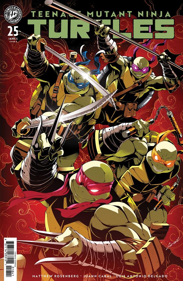 Teenage Mutant Ninja Turtles #25 variant cover by Godtail