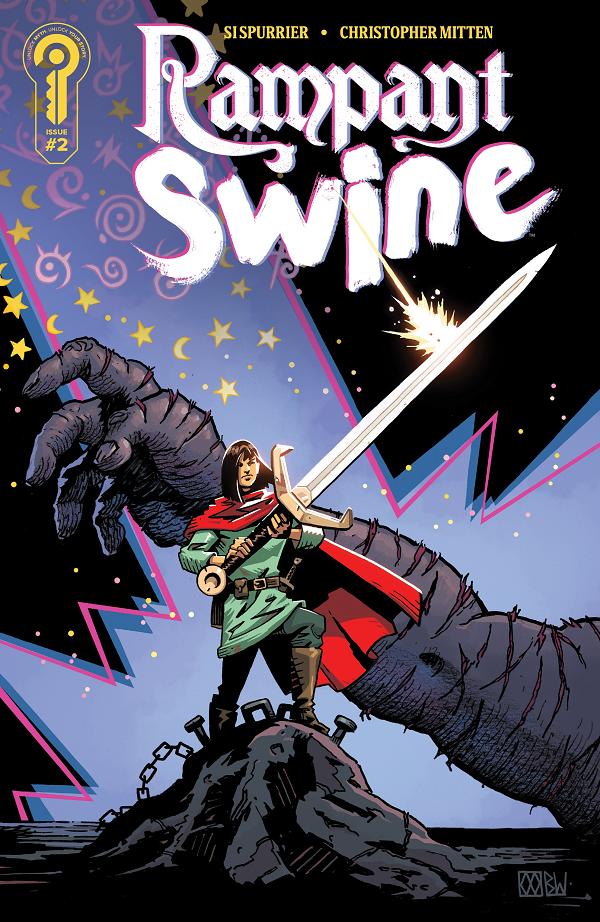 Rampant Swine #2 variant cover by Matt Wagner