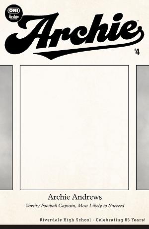 Archie #4 Cover F Riverdale Yearbook Blank Sketch Var cover