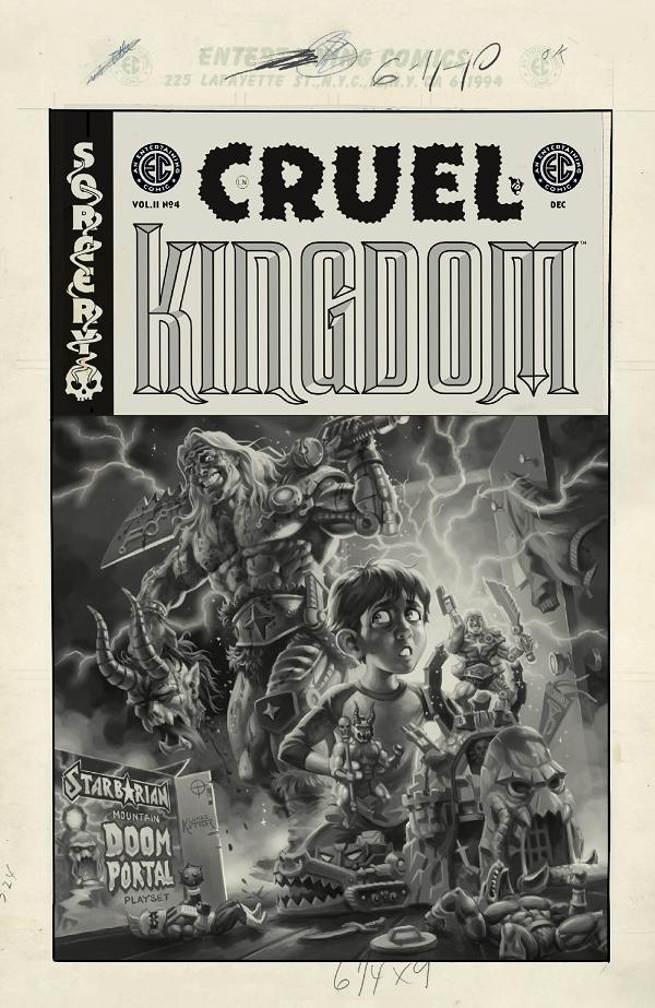 Ec Cruel Kingdom 2 #4 variant cover by Lukas Ketner