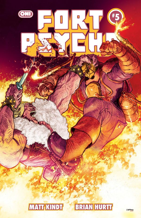 Fort Psycho #5 variant cover by Lewis LaRosa