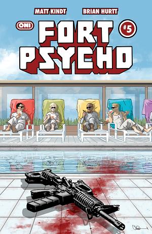 Fort Psycho #5 Cover C Charlie Adlard Var cover