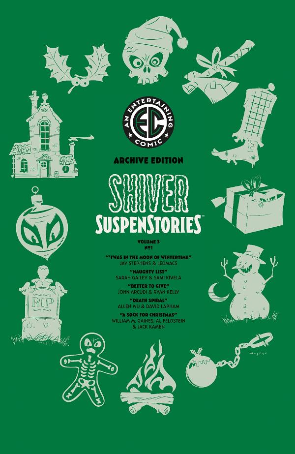 Ec Shiver Suspenstories 3 #1 variant cover by Rian Hughes