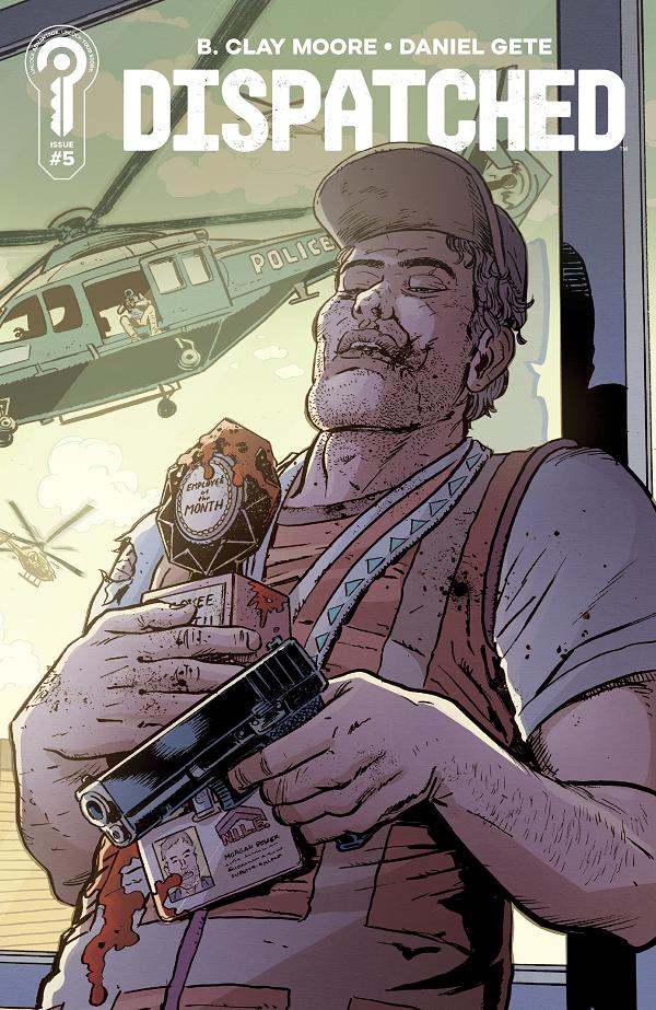 Dispatched #5 variant cover by David Lapham
