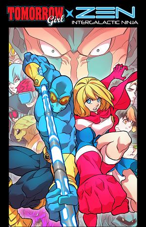 Tomorrow Girl X Zen Intergalactic Ninja #1 CVR A ERWIN PRASTEYA cover