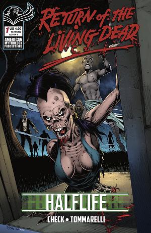 Return Living Dead Halflife #1 CVR E CVR E RICHARD BONK cover