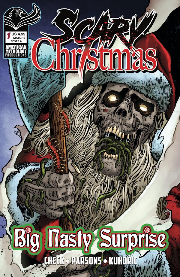 Scary Christmas Big Nasty Surprise #1 cover by Buz Hasson