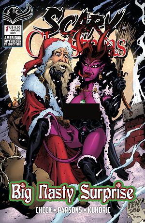 Scary Christmas Big Nasty Surprise #1 CVR C CVR C NEIL VOKES RACY cover
