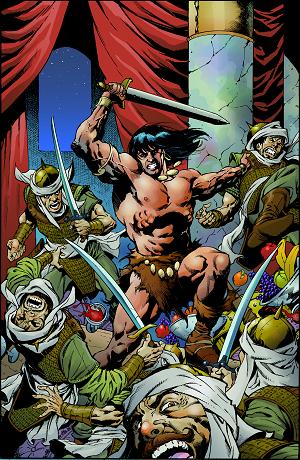 Conan The Barbarian #38 CVR F CVR F AARON LOPRESTI VIRGIN CARDSTOCK cover