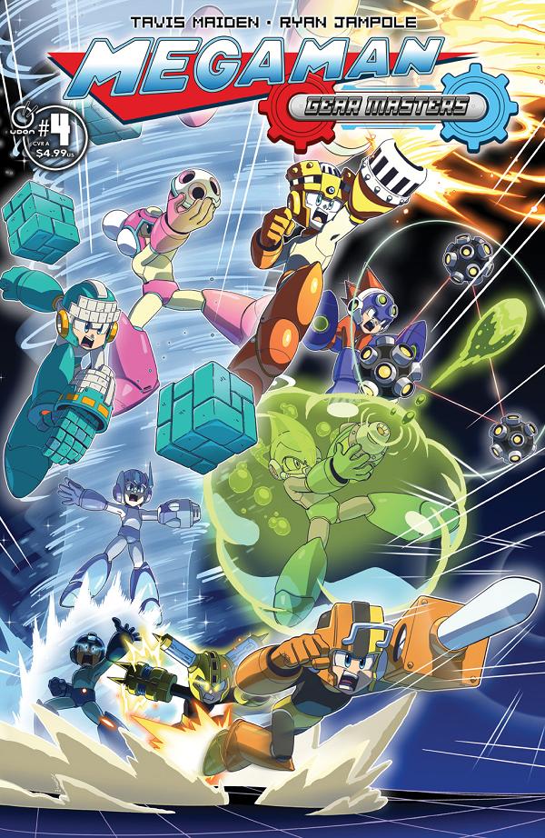 Mega Man Gear Masters #4 cover by Ryan Jampole