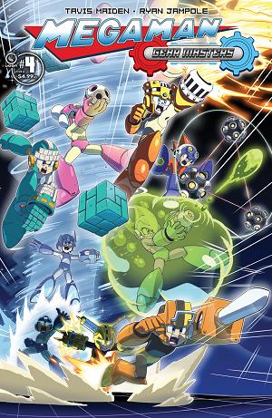 Mega Man Gear Masters #4 CVR A RYAN JAMPOLE cover