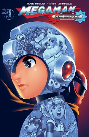 Mega Man Gear Masters #4 CVR C (OF 5) CVR C JORGE M VELEZ cover