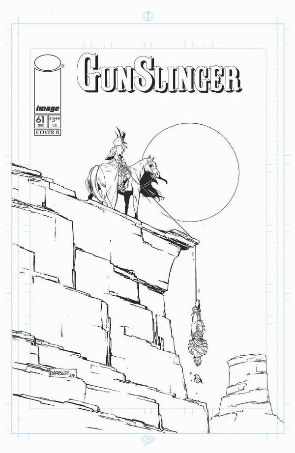 Gunslinger Spawn #61 variant cover by Carlo Barberi