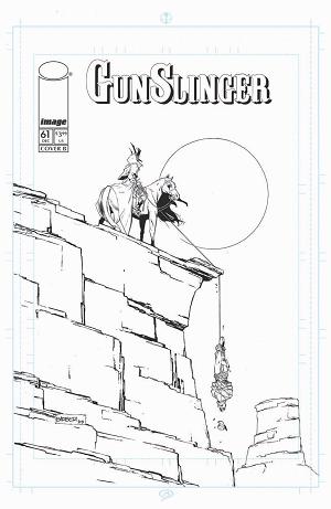 Gunslinger Spawn #61 CVR B CVR B CARLO BARBERI B&W cover