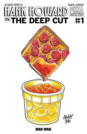 Hank Howard Pizza Detective The Deep Cut #1 CVR D (ONE SHOT) CVR D PIZZA BY TONY FLEECS cover