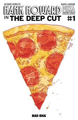 Hank Howard Pizza Detective The Deep Cut #1 CVR F (ONE SHOT) CVR F PIZZA BY DECLAN SHALVEY cover